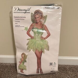 Dreamgirl Enchanting Green Fairy Costume